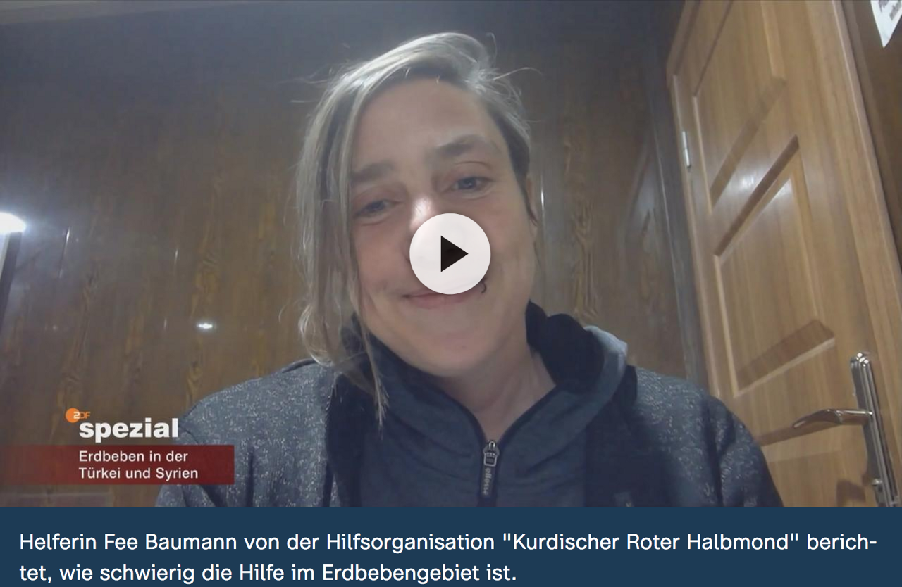 Fee Baumann im Interview mit zdf